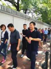 活动 2015.9.17 第一支部与第四支部组织党员和积极分子，联合开展徒步红色之旅活动