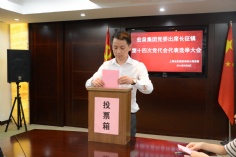 会议 2016.9.8 宏泉集团党委出席长征镇第十四次党代会代表选举大会