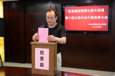 会议 2016.9.8 宏泉集团党委出席长征镇第十四次党代会代表选举大会