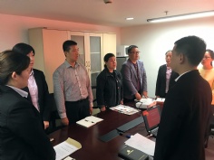 会议 2017.10.26 中共宏泉集团投资管理党支部支委会选举大会