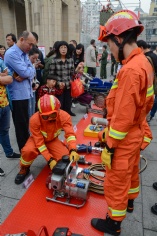 活动 2017.11.7 梅川路举办119消防宣传月启动仪式