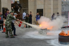 活动 2017.11.7 梅川路举办119消防宣传月启动仪式