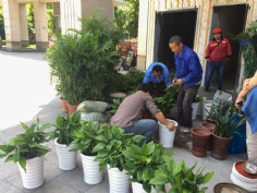 2017.5.10 上海祥和文化艺术馆开馆揭牌仪式准备工作