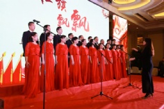 活动 2018.1.10 “祥和之声合唱团”参加区工商联迎新联谊会合唱表演