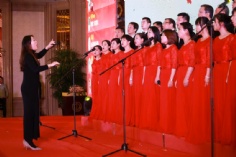 活动 2018.1.10 “祥和之声合唱团”参加区工商联迎新联谊会合唱表演