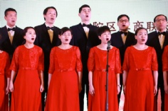 活动 2018.1.10 “祥和之声合唱团”参加区工商联迎新联谊会合唱表演