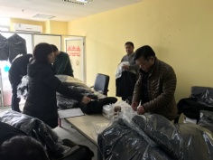 活动 2018.1.22 工作服试穿 