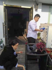 活动 2018.10.24 综合管理党支部梅川路清洁