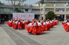 活动 2024.9.4 长征镇在梅川路祥和广场举办庆祝中华人民共和国成立75周年展演